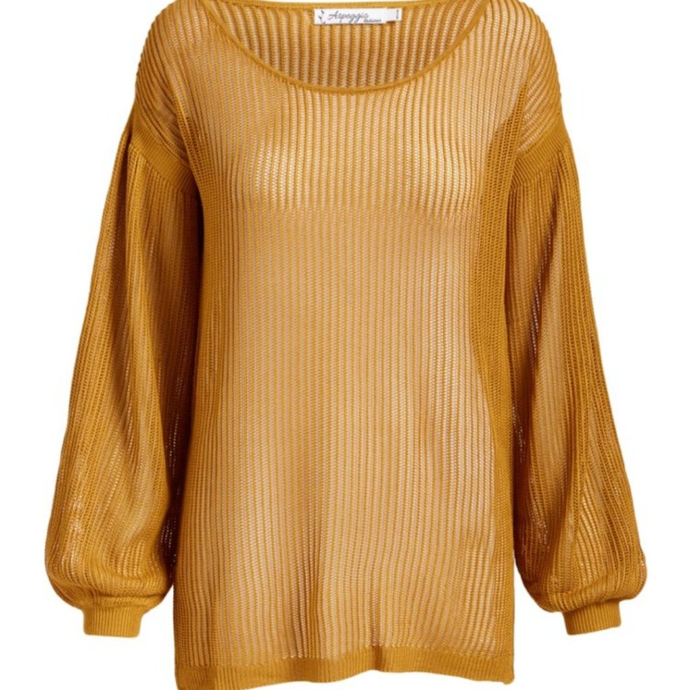 Mesh sweater